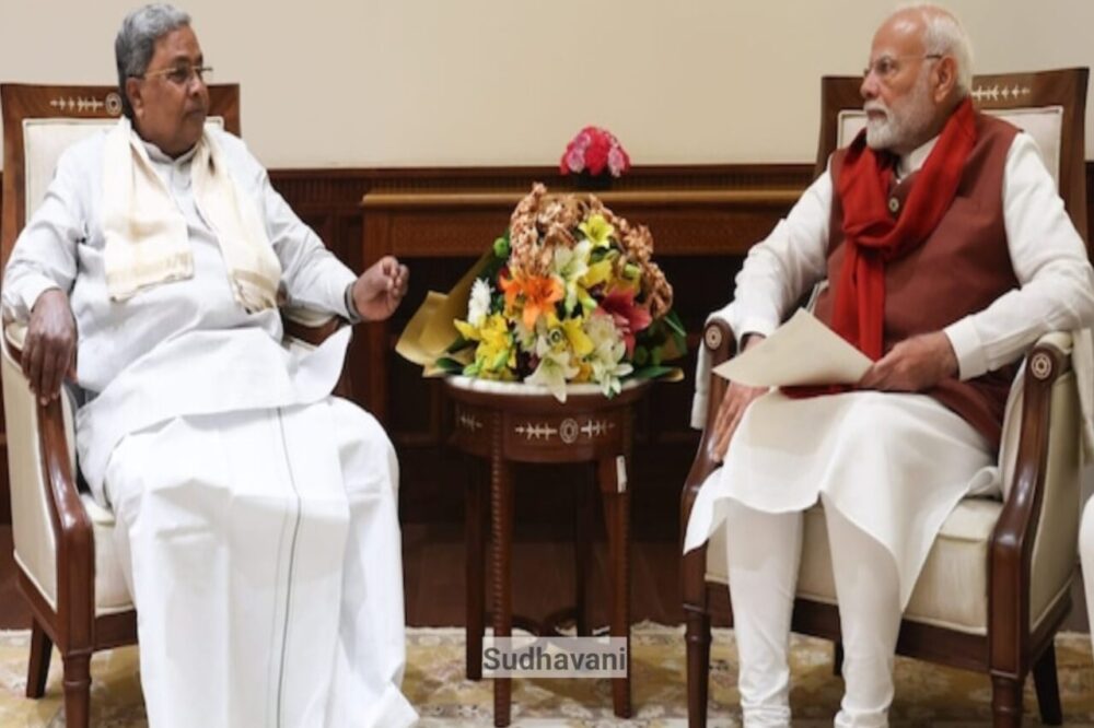 Chief Minister Siddaramaiah meets PM Modi – Seeks early clearance for Mekedattu,Kalasa-Banduri